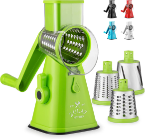 Manual Rotary Cheese Grater with Handle