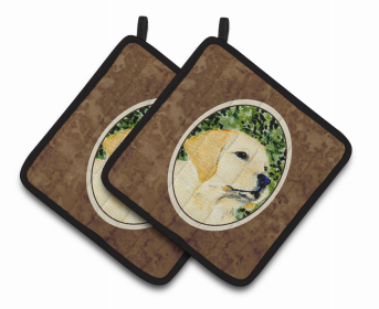 Labrador Pair of Pot Holders