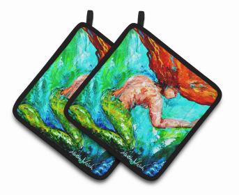 Mermaids Heaven Pair of Pot Holders