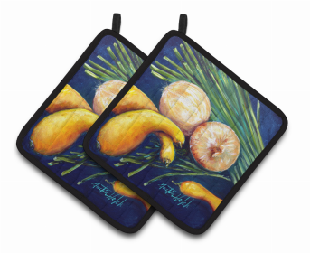 Crooked Neck Squash Pair of Pot Holders