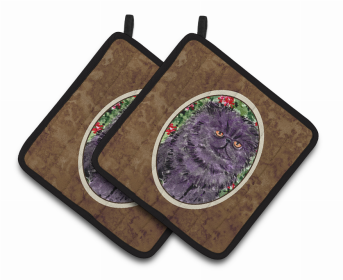 Persian Cat Pair of Pot Holders