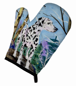 Dalmatian Oven Mitt