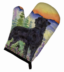 Flat Coated Retriever Oven Mitt