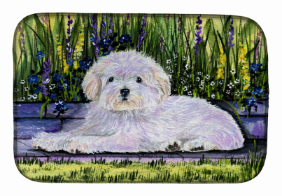 tCoton de Tulear Dish Drying Mat