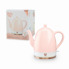 Noelle Pink Ceramic Electric Tea Kettle By Pinky Up