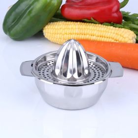 1pc Stainless Steel Lemon Squeezer; Juicer For Oranges Lemons Fruit; Portable Orange Juicer