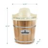 4Qt. Old Fashioned Pine Bucket Electric Ice Cream Maker