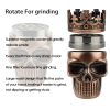 1 Pack Herb Spice Grinder Small Grinders Skull Head Design Multi-purpose Crusher Kitchen Gadgets; Tobacco Grinder