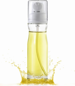 Oil Sprayer for Cooking (Color: White, size: 6.8 oz/200 ml)