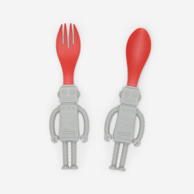 Spoon & Fork Set (Color: Robot)