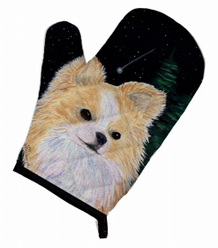 Starry Night Chihuahua Oven Mitt (size: 8.5 x 12)