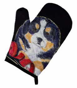 Bernese Mountain Dog Oven Mitt (size: 8.5 x 12)