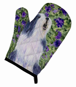 Bearded Collie Oven Mitt (size: 8.5 x 12)