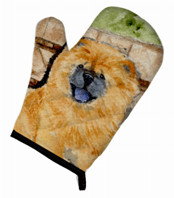 Chow Chow Oven Mitt (size: 8.5 x 12)