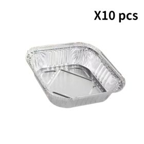 8"x8" Disposable Aluminum Foil  Cookware Square Pans (Quantity: 10pcs)