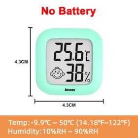 Mini LCD Digital Thermo-Hygrometer Humidity Temperature (Color: white1)