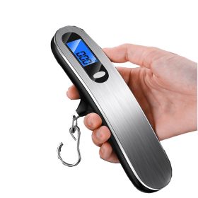 Digital Luggage Scale 50kg Portable LCD Display Electronic Scale Suitcase Travel Bag (Ships From: China, Color: 50KG-Black)