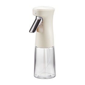 Olive Oil Sprayer Bottle Glass Vinaigrette (Color: White)