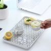 Double Layer Drainer Tray Dish Drying Rack Tray Fruit Vegetable Water Drain Rack