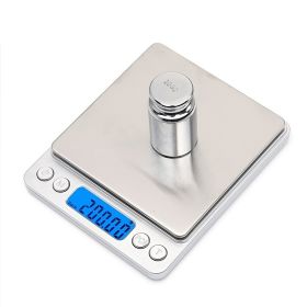 Stainless Steel High Precision Electronic Scale (Heavy Weight: Weight Limit 2000g)