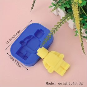 1pc 6 Styles Ice Cube Mold Building Blocks Ice Tray Silicone Mold Ice Cube (Items: Style-F)