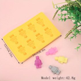 1pc 6 Styles Ice Cube Mold Building Blocks Ice Tray Silicone Mold Ice Cube (Items: Style-B)