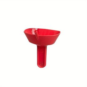 New Drip-Proof Popsicle Frozen Treats Rack Popsicle Holder With Straw (Color: Red)