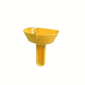 New Drip-Proof Popsicle Frozen Treats Rack Popsicle Holder With Straw (Color: Yellow)