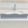 1pc Silicone Sink Faucet Mat Splash Guard Draining Pad Behind Faucet Drying Mat