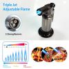 Culinary Butane Torch Lighter Refillable Blow Torch Kitchen Cooking BBQ Torch