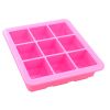 1pc Silicone Ice Tray; Food Grade Silicone Ice Cube Ice Box With Lid; Ice Mold For Complementary Food