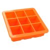 1pc Silicone Ice Tray; Food Grade Silicone Ice Cube Ice Box With Lid; Ice Mold For Complementary Food