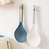 New Multi-functional Large Filter Spoon Kitchen Long Handle With Clip Colander