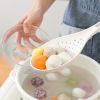 New Multi-functional Large Filter Spoon Kitchen Long Handle With Clip Colander