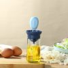 Kitchen Oil Dispenser  Bottle With Brush 2 In 1 Silicone Basting Brush