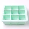 1pc Silicone Ice Tray; Food Grade Silicone Ice Cube Ice Box With Lid; Ice Mold For Complementary Food