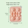 Cute Teddy Bear Ice Cube Making Mold For Refrigerator Ice Cube  To Make Frozen