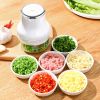 Small Electric Garlic Masher Garlic Chopper Vegetable Mincer  Food Processor