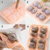 Cute Teddy Bear Ice Cube Making Mold For Refrigerator Ice Cube  To Make Frozen