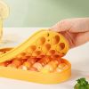 1pc 24 Grids Round Silicone Ice Tray Mold  With Lid Ice Storage Box Tray Tool