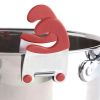 Stainless Steel Pot Spoon Holder Anti-Scald Silicone Grip Pot Holder For Spoon