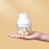 Small Electric Garlic Masher Garlic Chopper Vegetable Mincer  Food Processor